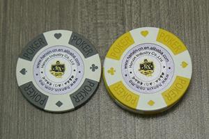 Clay Poker Chips and Token