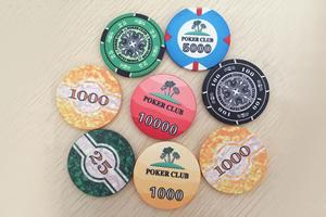 Ceramic Poker Chips and Token